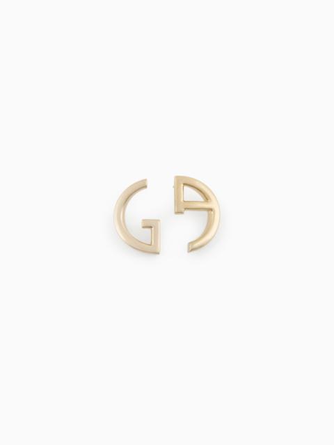 GIORGIO ARMANI GA LOGO-SHAPED EARRINGS