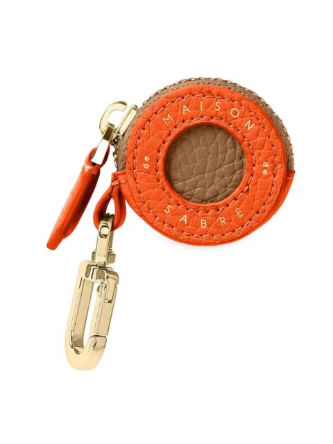 MAISON de SABRÉ Women's Leather AirTag Charm - Manhattan Sandstone