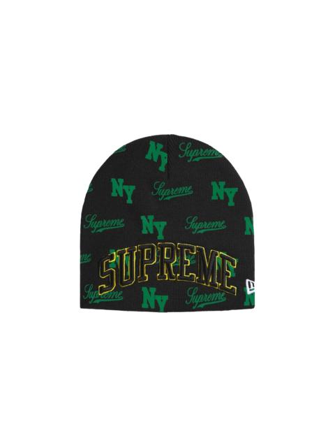 Supreme New Era Monogram Beanie "SS26 - Black" SU27860