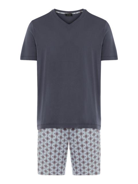 HANRO Night & Day Cotton and TENCEL™ V-Neck Pajama Set