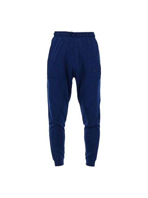 Nike Solid Color Casual Sports Bundle Feet Long Pants Blue 928444-478