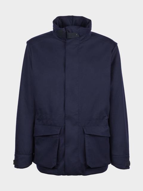 SEASE Men's Uptown Padded Cashmere Parka Jacket