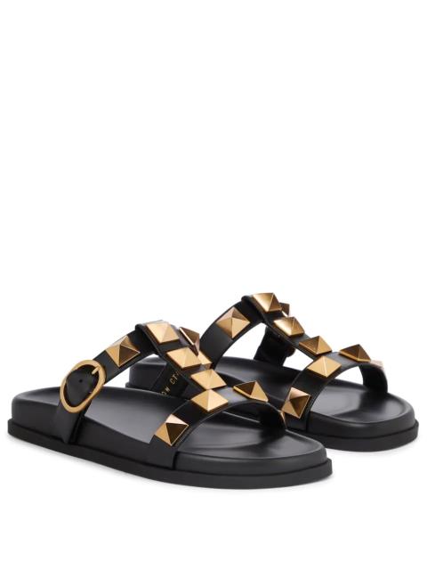 Valentino Roman Stud leather slides