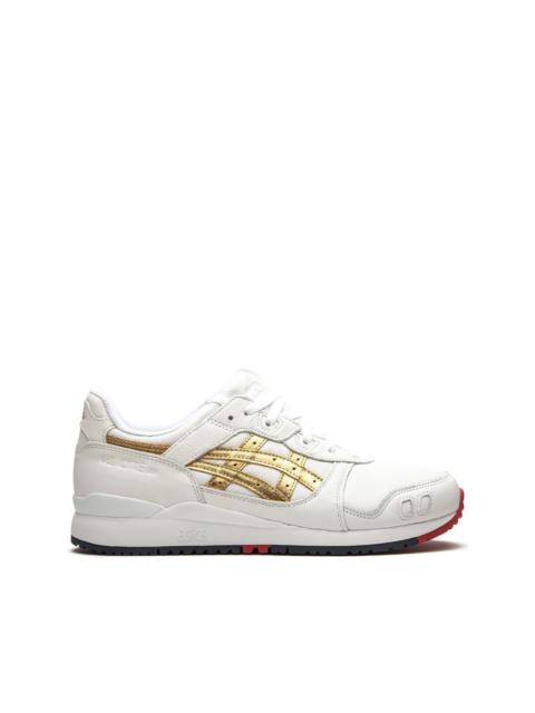 x Kith Gel-Lyte 3 OG "Tokyo Trio Pack/Super Gold" sneakers