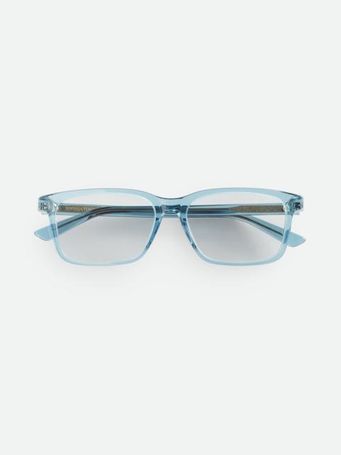Bottega Veneta BV1314O Classic Rectangular Eyeglasses