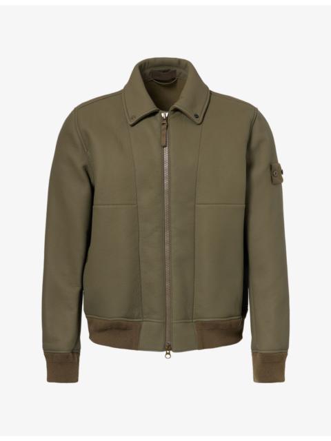 Stone Island Ghost Rubberised Leather Jacket