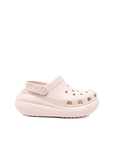 crocs platform perforated clogs