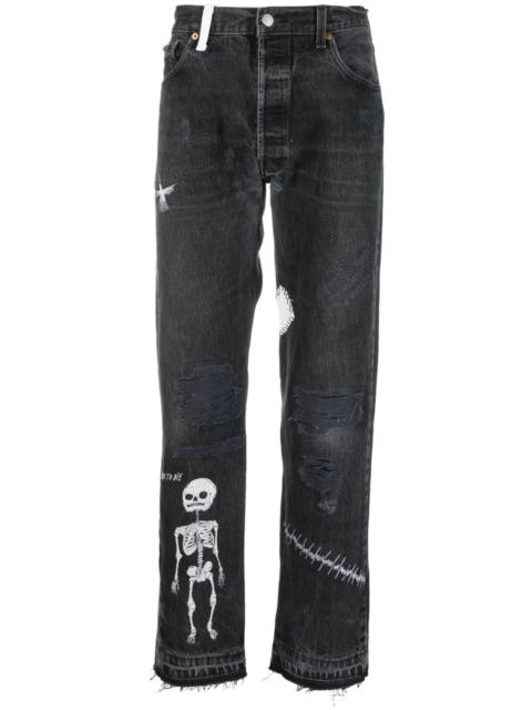 GALLERY DEPT. mid-rise straight-leg jeans