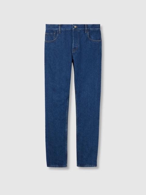 GUCCI Tapered denim pant with Web