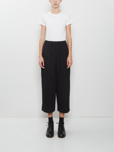 ÉCOLE DE CURIOSITÉS Pierre Cotton Wool Chalk Check Pants
