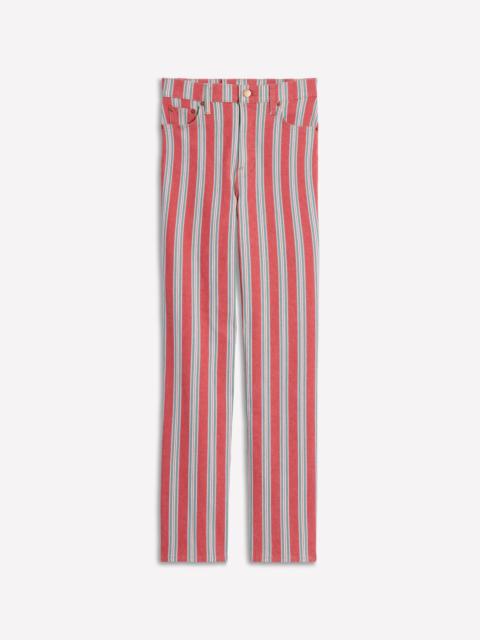 BODEN High Rise Stripe Jeans-Red, Blue and Pink Stripe
