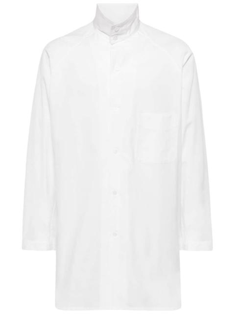 Yohji Yamamoto raglan-sleeves cotton shirt