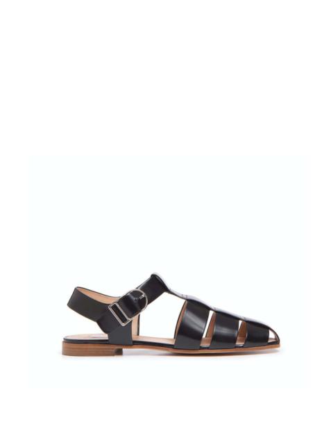 GABRIELA HEARST Lynn Sandal in Black Leather