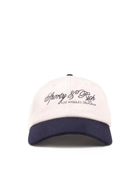 Sporty & Rich logo baseball cap