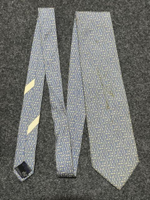 FERRAGAMO Vintage 90s Salvatore Ferragamo Italian Silk Dog Print Tie