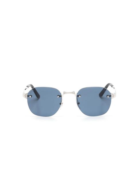 Cartier round-frame rimless sunglasses