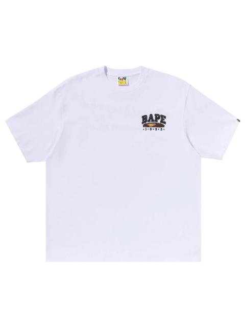 A BATHING APE® BAPE Hand Draw Relaxed Fit Tee 'White'