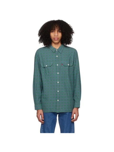 Green & Blue Jackson Shirt