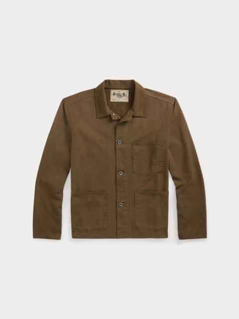 RRL by Ralph Lauren Striped Twill Utility Jacket