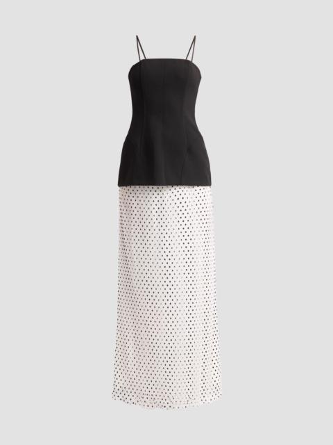 Black Halo Women's Lunara Maxi Dress - Dot Blanc