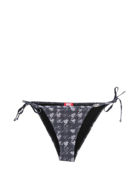 Diesel houndstooth tie-side bottoms