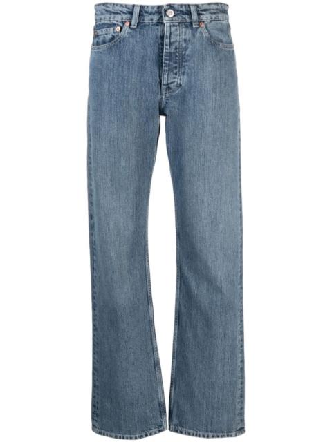 Our Legacy Linear mid-rise straight-leg jeans