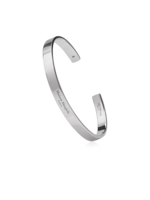 Maison Margiela logo reference cuff bracelet