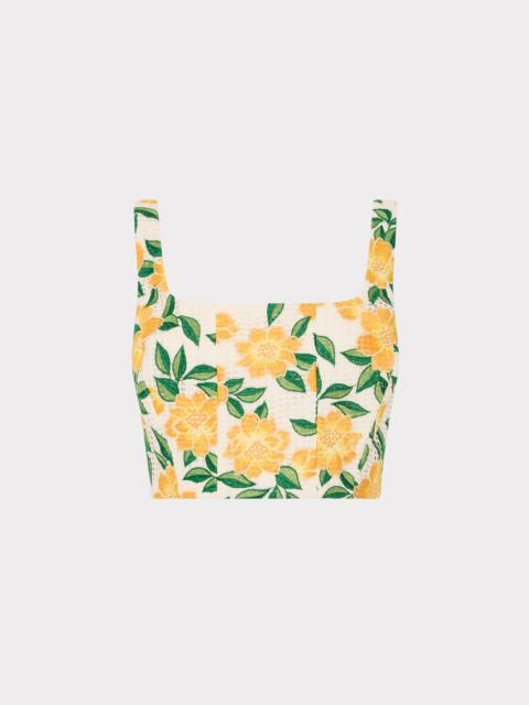 MILLY Mel Embroidered Top