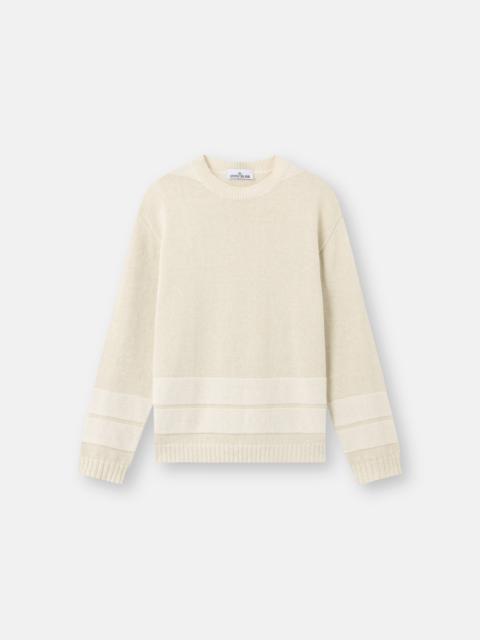 Stone Island 5100043 RAW HAND ORGANIC COTTON + LINEN_S.I. MARINA