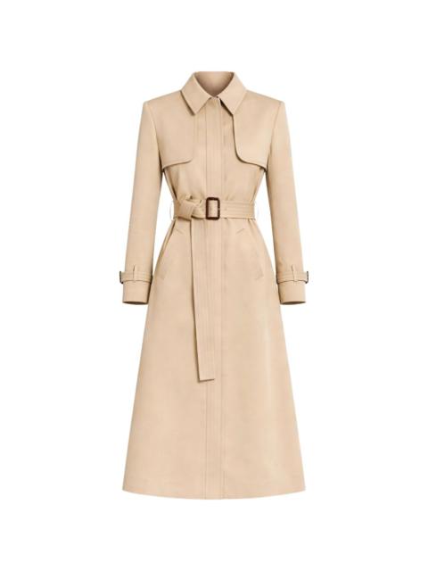 ELIE SAAB belted pleated coat