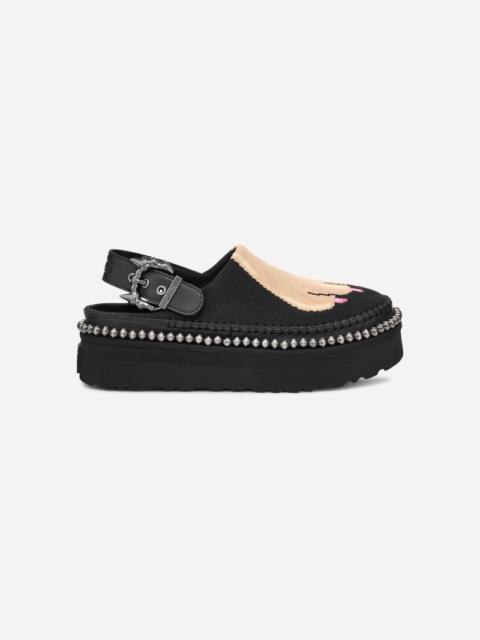 UGG ® CS Dog Clog Knit/Recycled Materials Clogs Slippers in Black