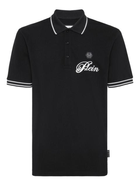 PHILIPP PLEIN logo-detail polo shirt