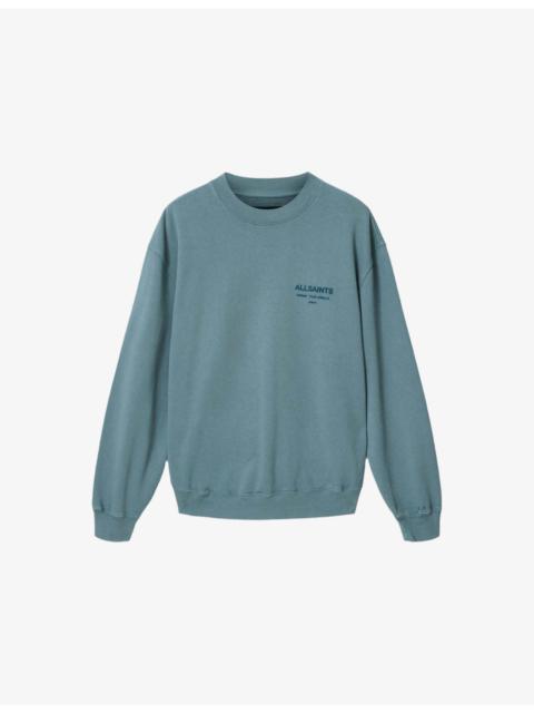 ALLSAINTS Xander Branded-Print Cotton-Jersey Sweatshirt