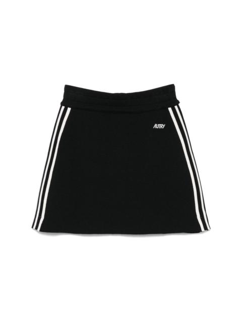 AUTRY knitted tennis mini skirt