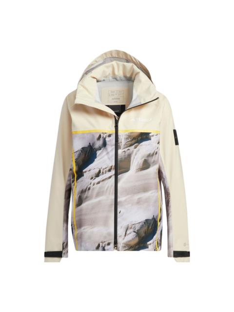 adidas (WMNS) adidas National Geographic RAIN.RDY Jacket 'Beige' IC1992