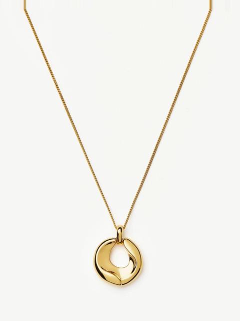 MISSOMA Sculptural Ridge Molten Pendant Necklace