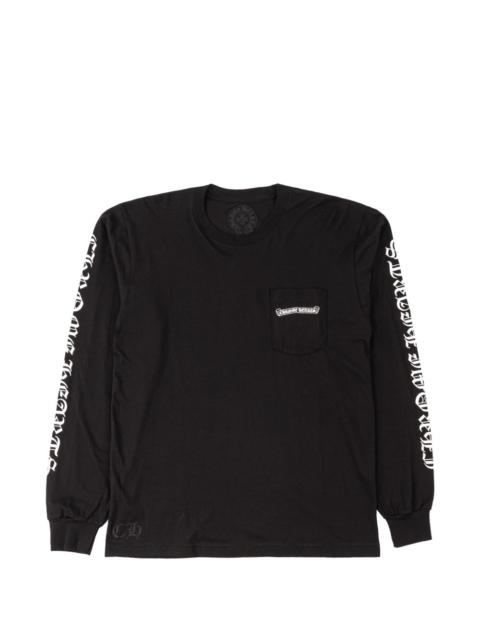 Chrome Hearts logo-print long-sleeve T-shirt