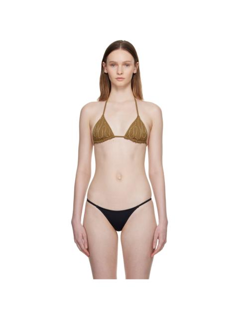 paloma wool Brown Sharpie Bikini Top
