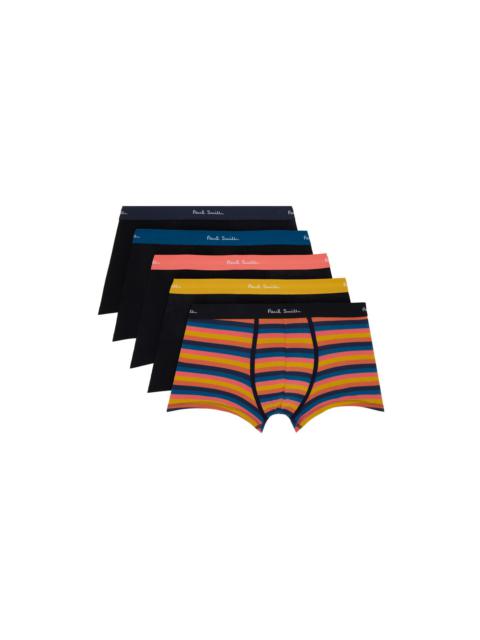 Five-Pack Multicolor 'Artist Stripe' Boxers