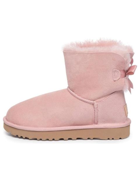 (WMNS) UGG Mini Baley Bow II Snow Boots Pink 1016501-PCRY