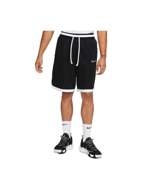 Nike 나이키 엘리트 줄무늬 농구 짧은 느슨한 적합 '블랙 화이트' DD0563-010