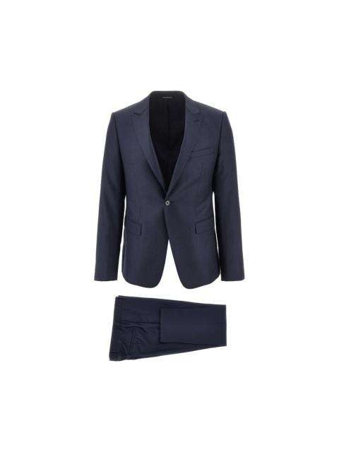 EMPORIO ARMANI JACQUARD WOOL DAVID LINE SUIT