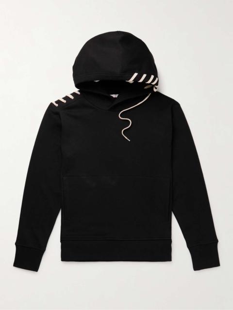 Craig Green Lace-Detailed Cotton-Jersey Hoodie