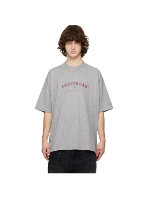 VETEMENTS Gray 'Amsterdam' T-shirt