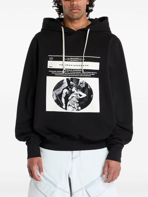 Rick Owens DRKSHDW graphic-print hoodie