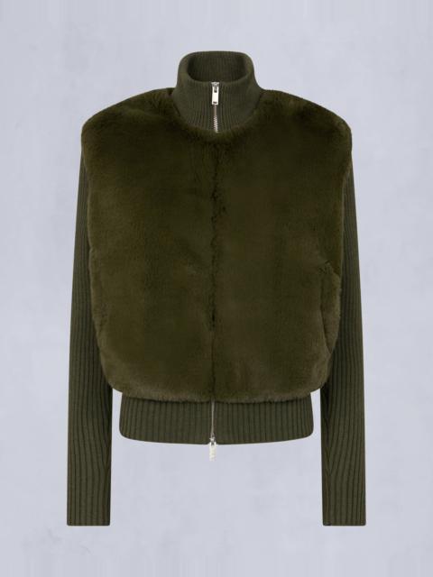 MOOSE KNUCKLES DUA BUNNY WOOL BLEND SWEATER