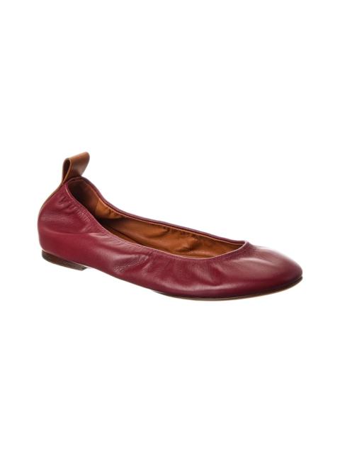 Lanvin LANVIN Leather Ballerina Flat