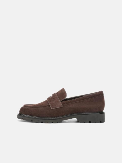 Vince Siena Suede Lug-Sole Loafer