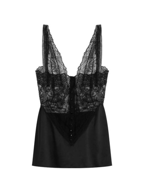 Dolce & Gabbana lace-detail top