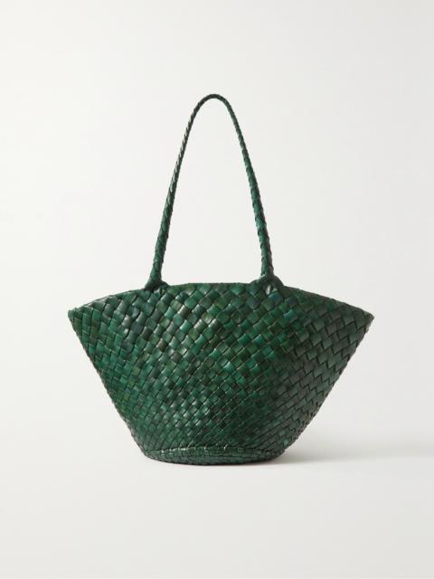 DRAGON DIFFUSION Egola Woven Leather Tote